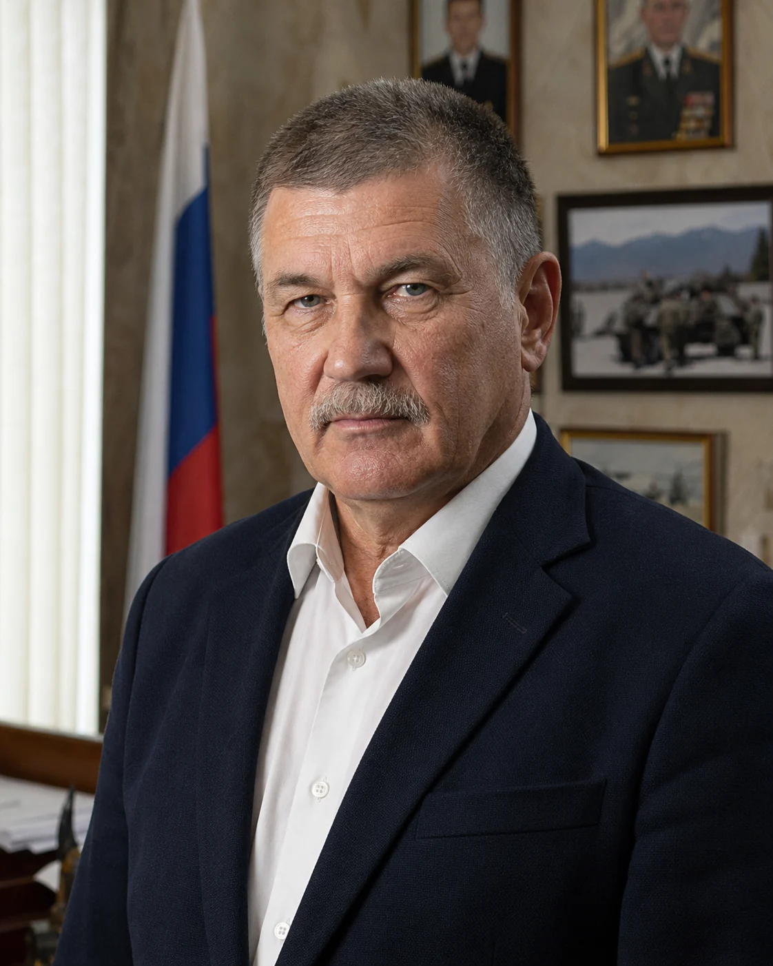 Виктор Николаевич, 62 — портрет, военный кабинет